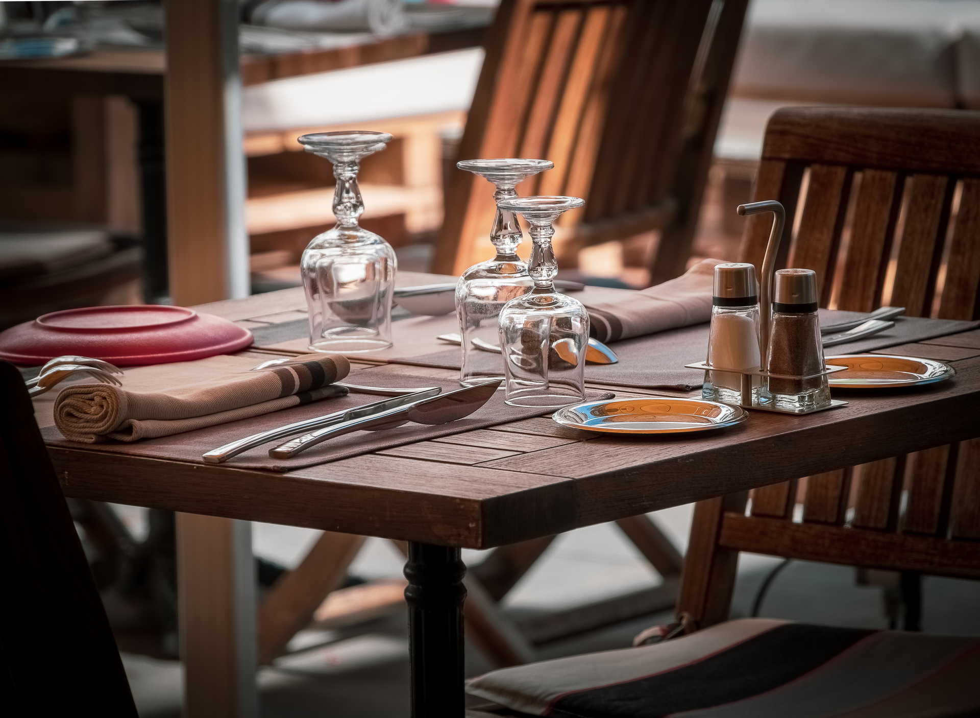 Table dressée - hotel restaurant landes - Thermes de l'Avenue