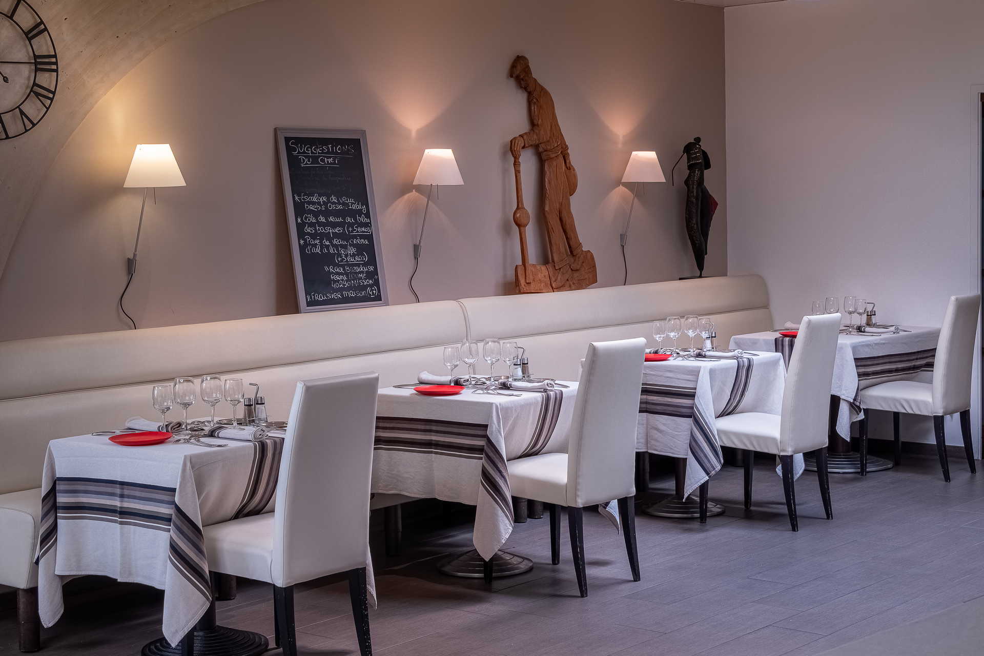 Salle de restaurant - hotel restaurant landes - Thermes de l'Avenue