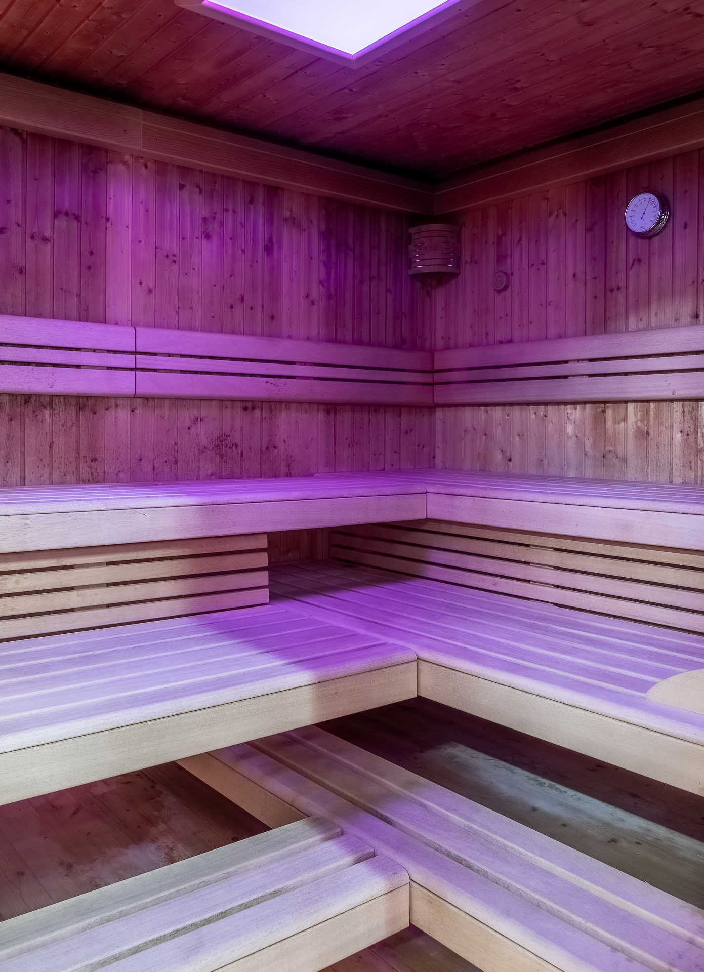 Sauna avec banquettes - spa dax - Thermes de l'Avenue